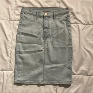 NWOT Mother Denim Pencil Skirt